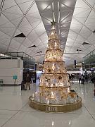 香港機場的聖誕裝飾